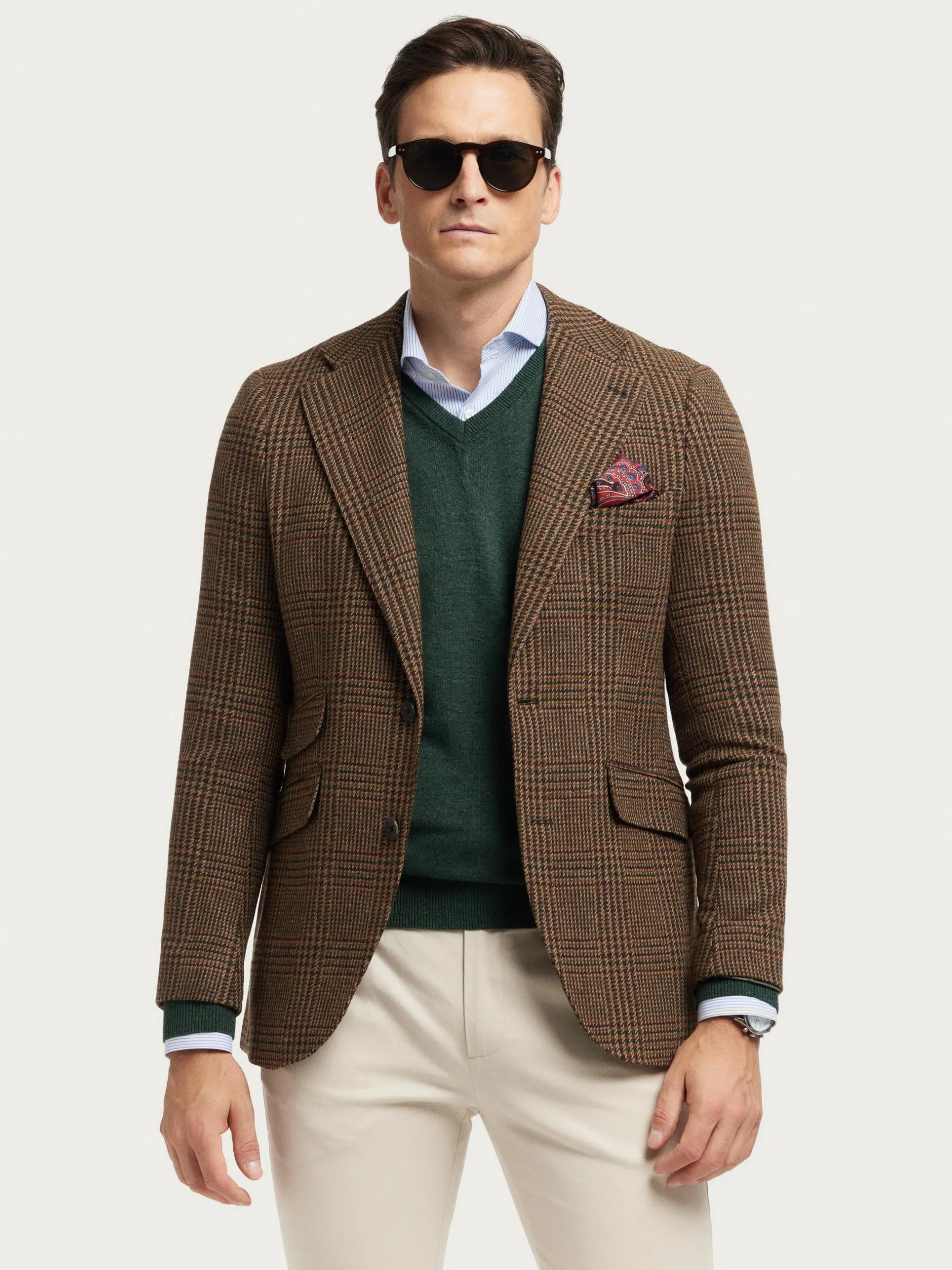 Hombre Alvaro Moreno Americanas|AMERICANA THOMAS TWIST MARRÓN