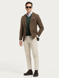 Hombre Alvaro Moreno Americanas|AMERICANA THOMAS TWIST MARRÓN