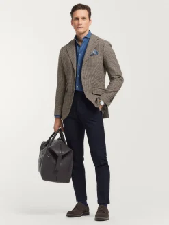 Hombre Alvaro Moreno Americanas|AMERICANA CHARLIE TWIST MARRÓN