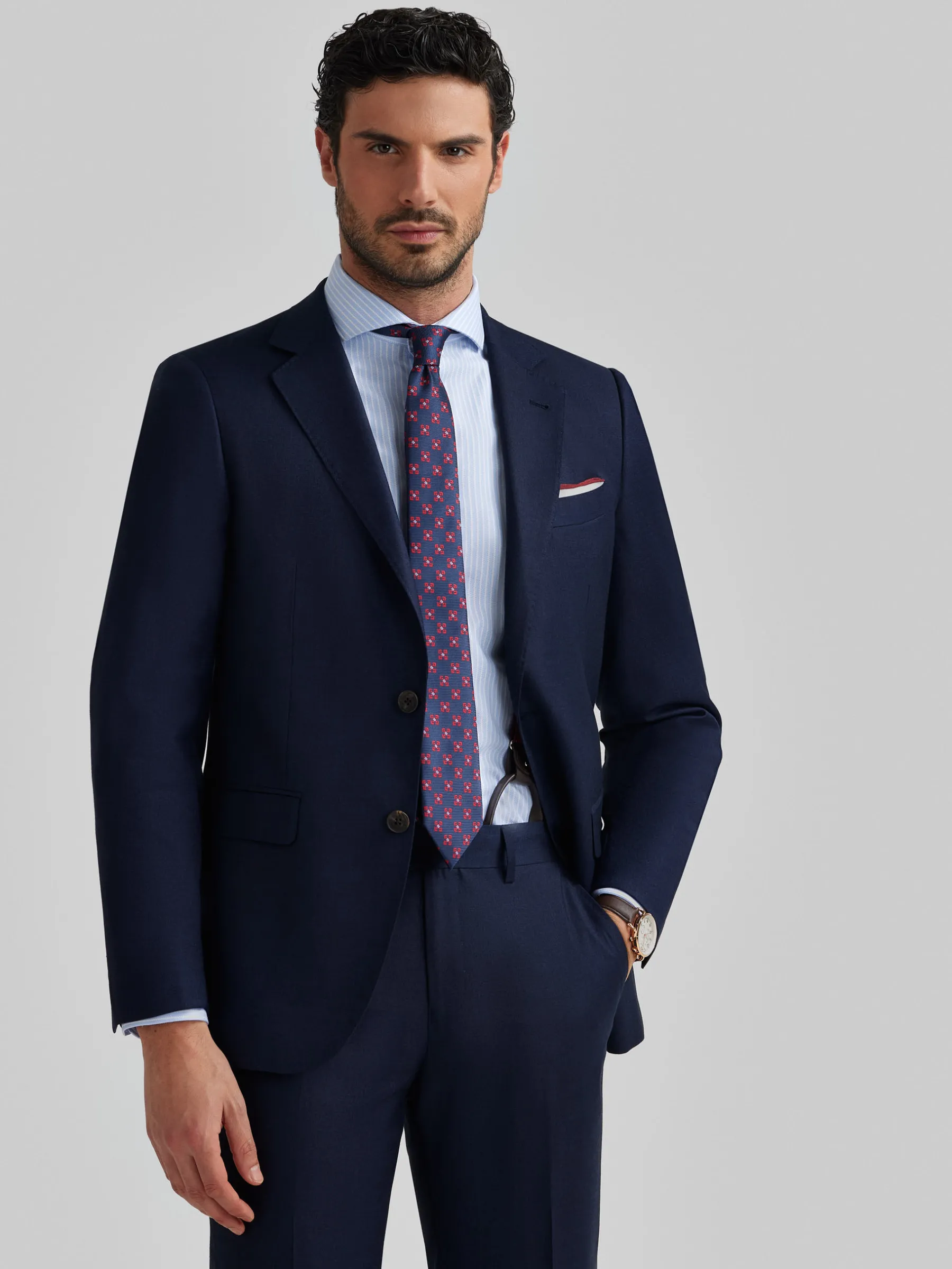 Hombre Alvaro Moreno Trajes|Trajes|AMERICANA FIL A FIL