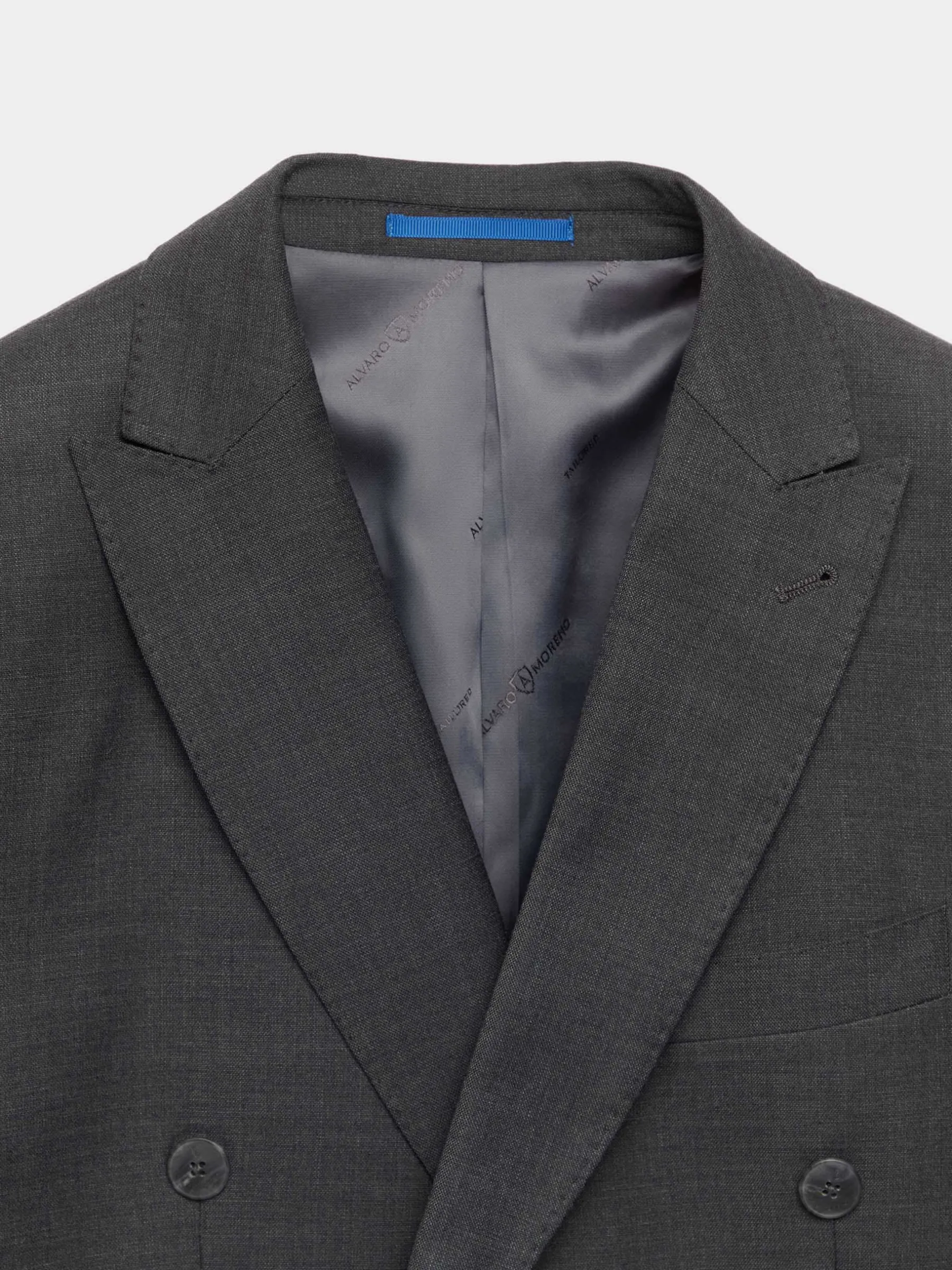 Hombre Alvaro Moreno Trajes|Trajes|AMERICANA FIL A FIL CRUZADO