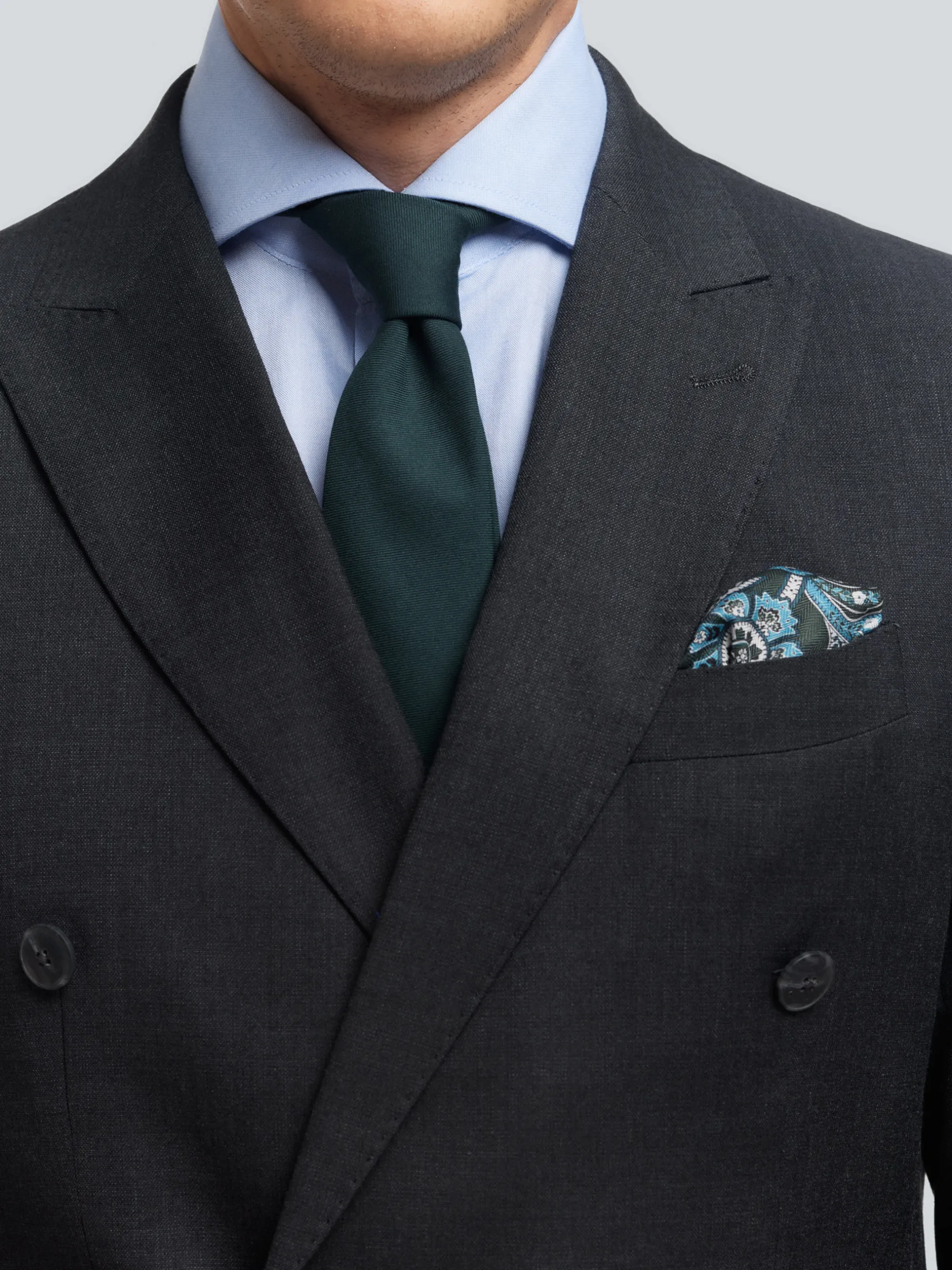 Hombre Alvaro Moreno Trajes|Trajes|AMERICANA FIL A FIL CRUZADO