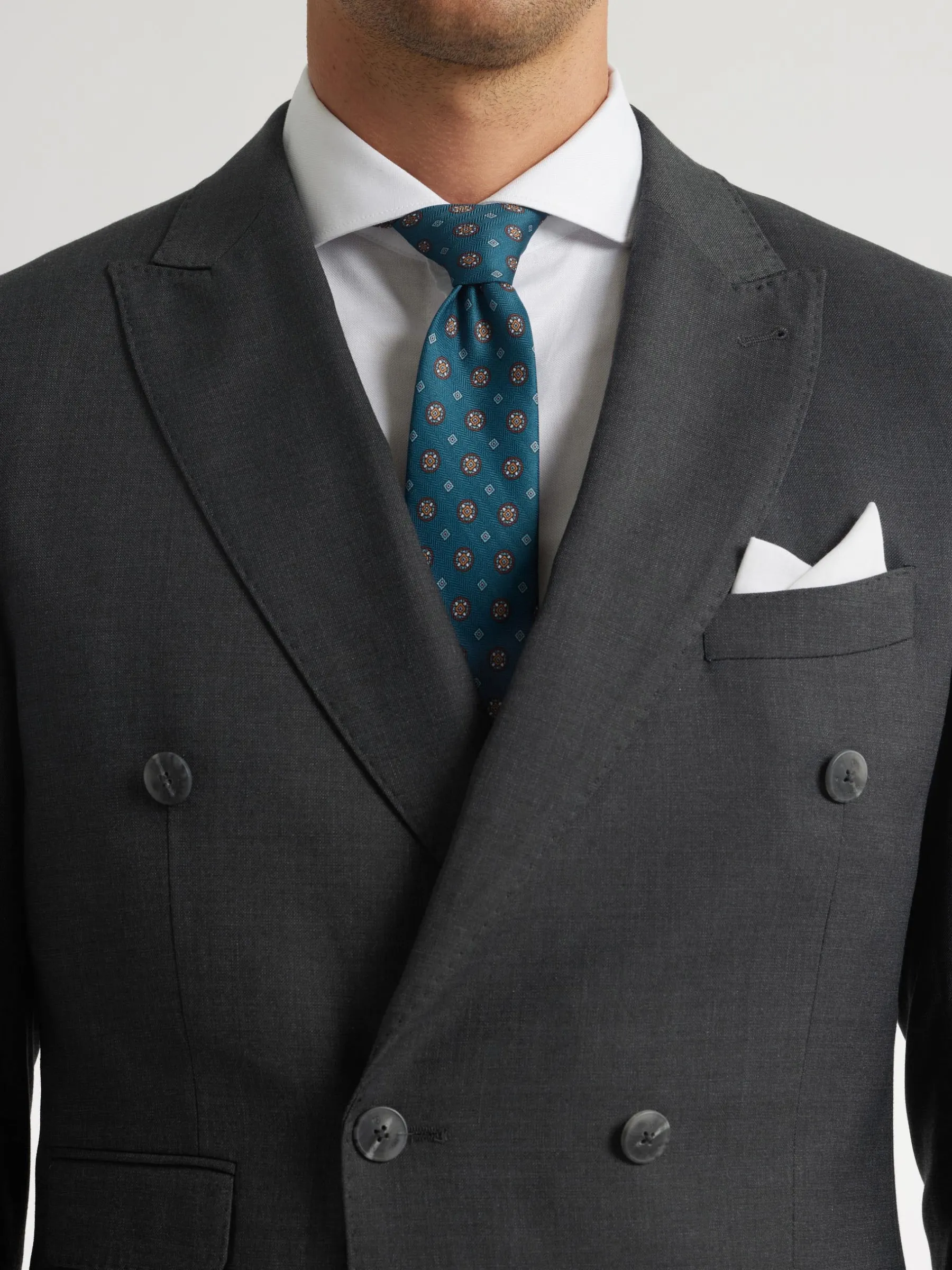 Hombre Alvaro Moreno Trajes|Trajes|AMERICANA FIL A FIL CRUZADO