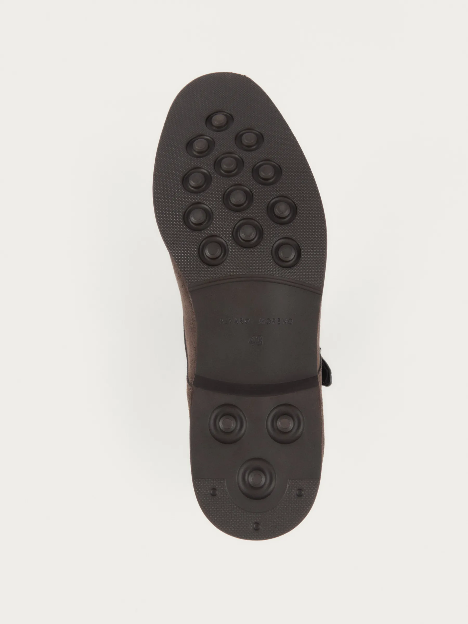 Hombre Alvaro Moreno Vestir|BLUCHER DOBLE HEBILLA MARRÓN