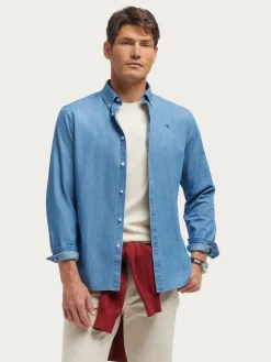 Hombre Alvaro Moreno Casual|CAMISA DENIM B.DOWN