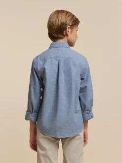 Alvaro Moreno Camisas|CAMISA FLANNEL TWILL KIDS