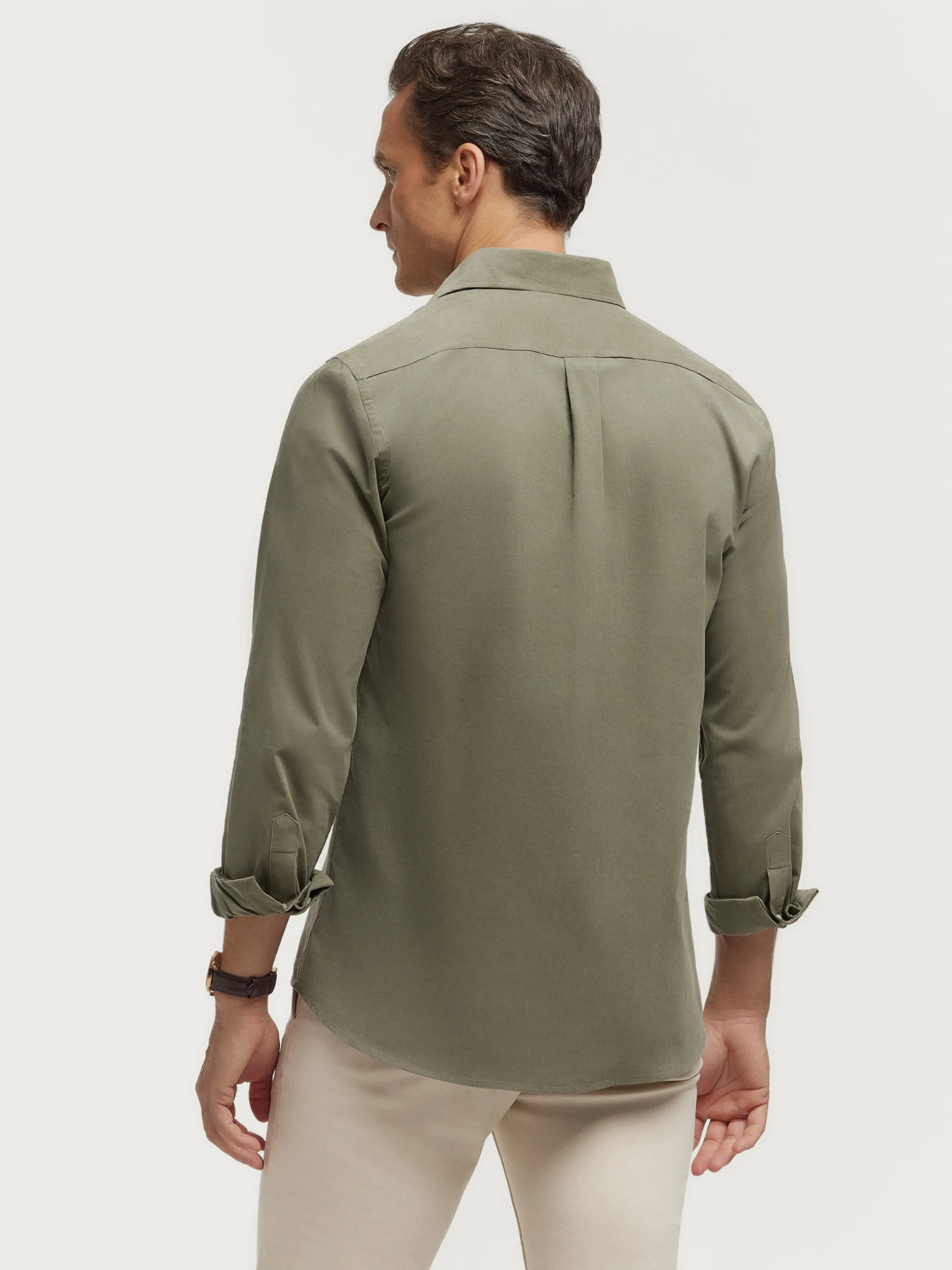 Hombre Alvaro Moreno Casual|CAMISA MICROPANA JACK VERDE