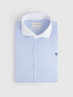 Hombre Alvaro Moreno Camisas Vestir|Camisas Vestir|CAMISA MIL RAYAS C. BLANCO