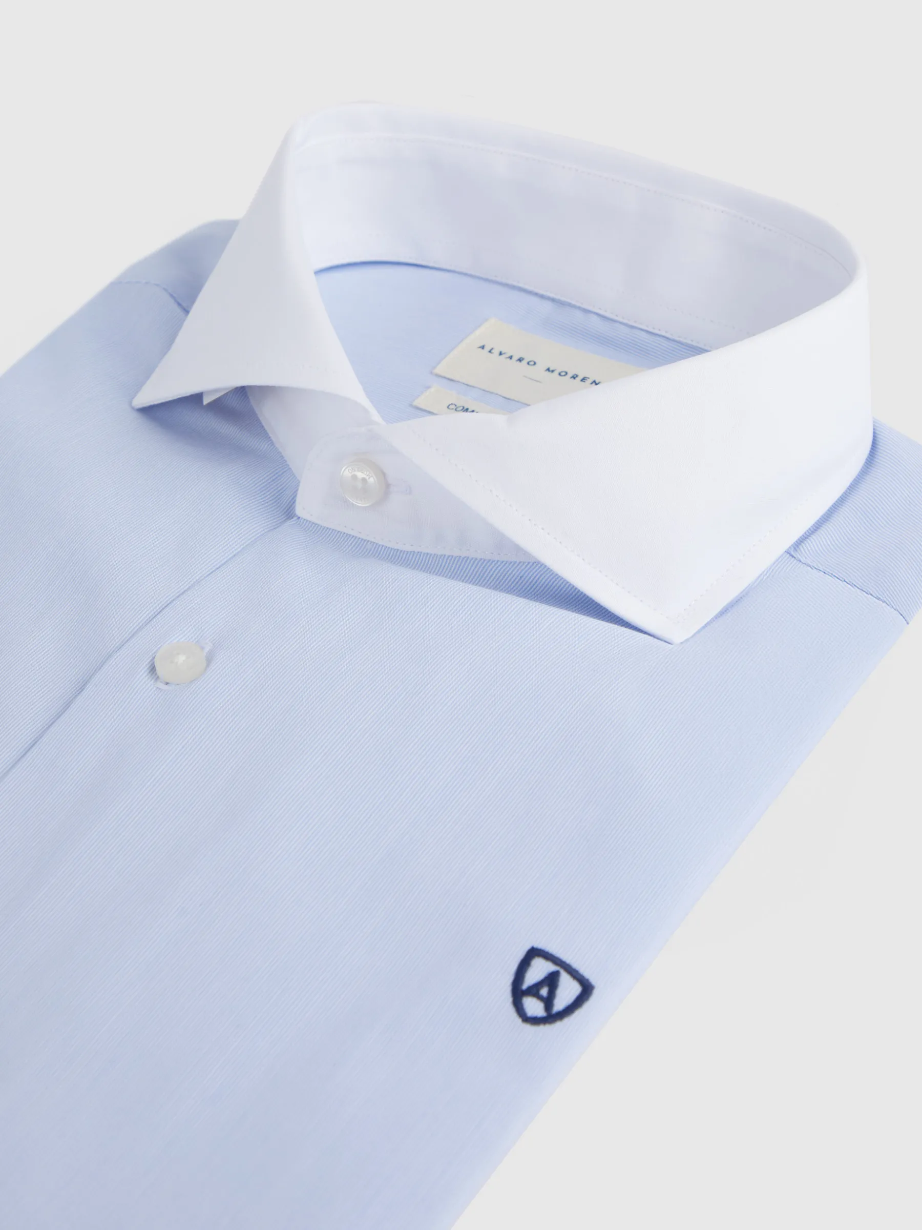 Hombre Alvaro Moreno Camisas Vestir|Camisas Vestir|CAMISA MIL RAYAS C. BLANCO