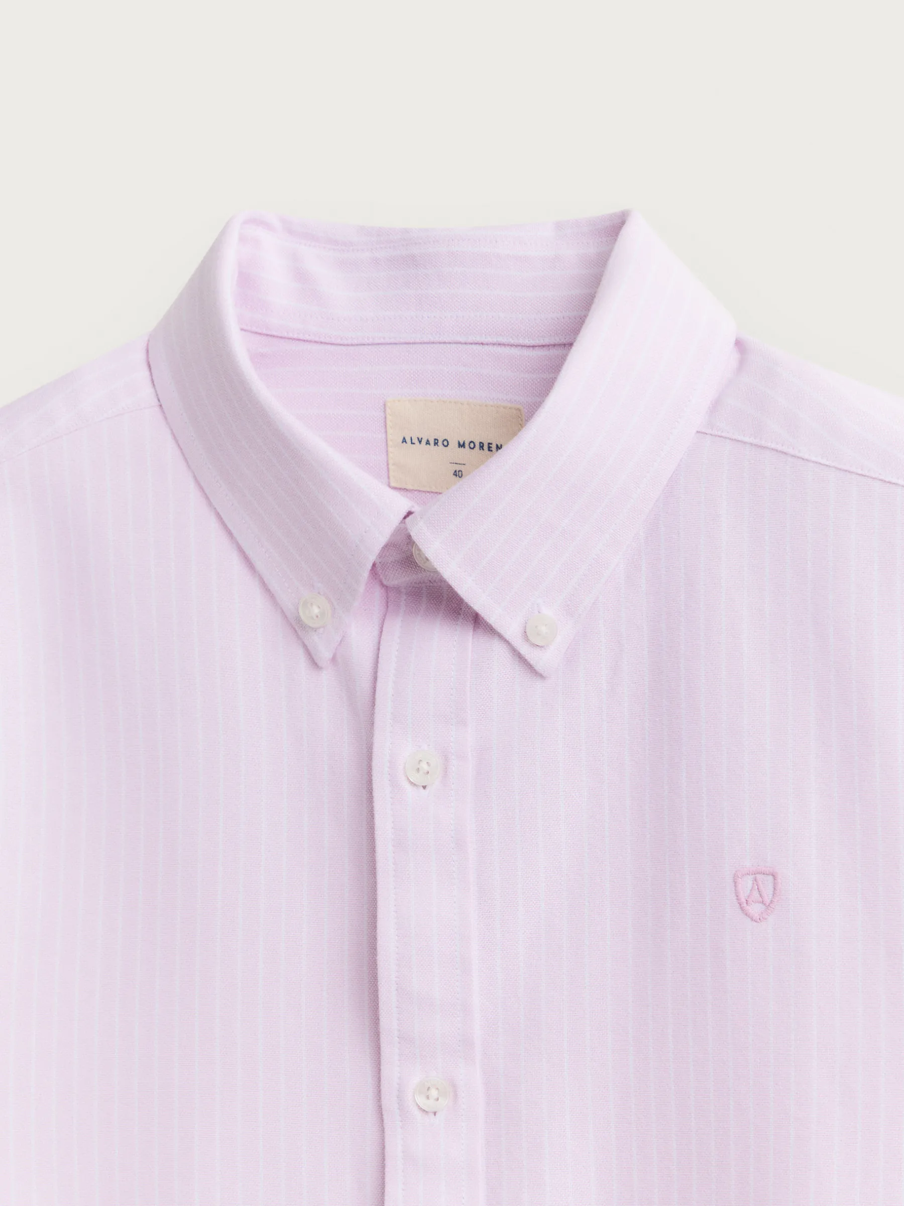 Hombre Alvaro Moreno Oxford|CAMISA OXFORD DIPLO ROSA