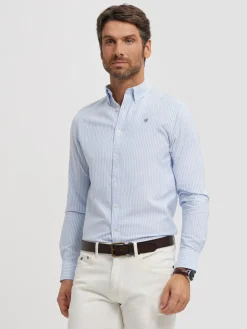 Hombre Alvaro Moreno Oxford|CAMISA OXFORD RAYAS BASIC