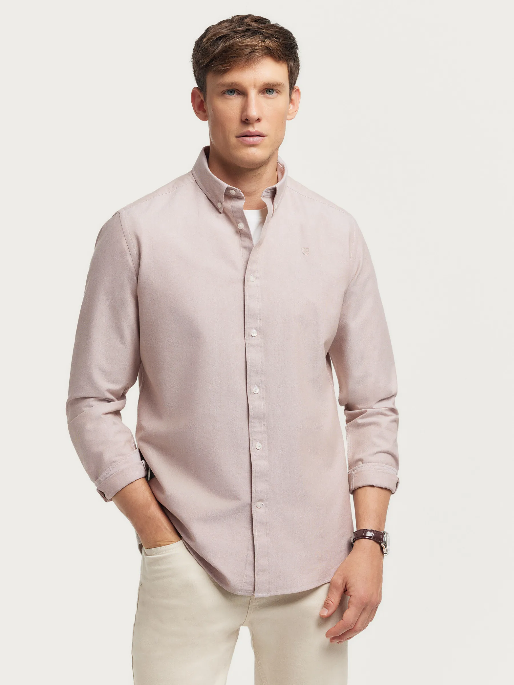 Hombre Alvaro Moreno Oxford|CAMISA OXFORD SOLID