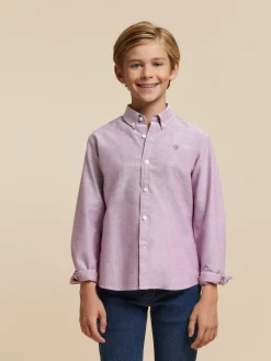 Alvaro Moreno Camisas|CAMISA OXFORD SOLID KIDS