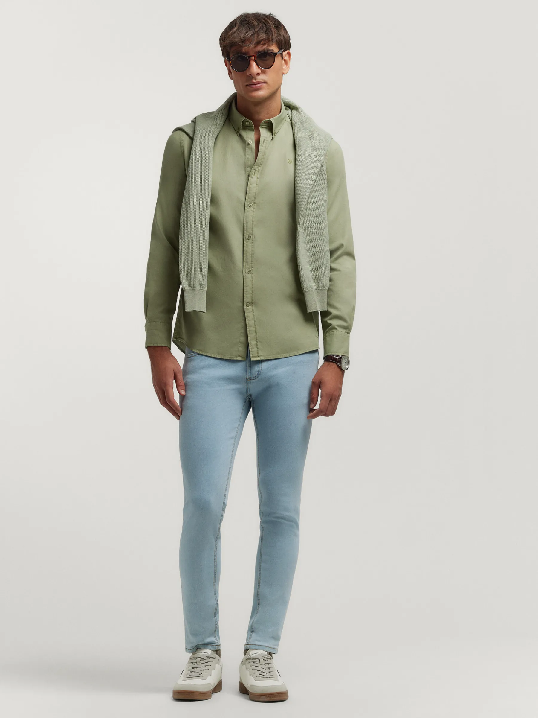 Hombre Alvaro Moreno Casual|CAMISA PANAMA DYE