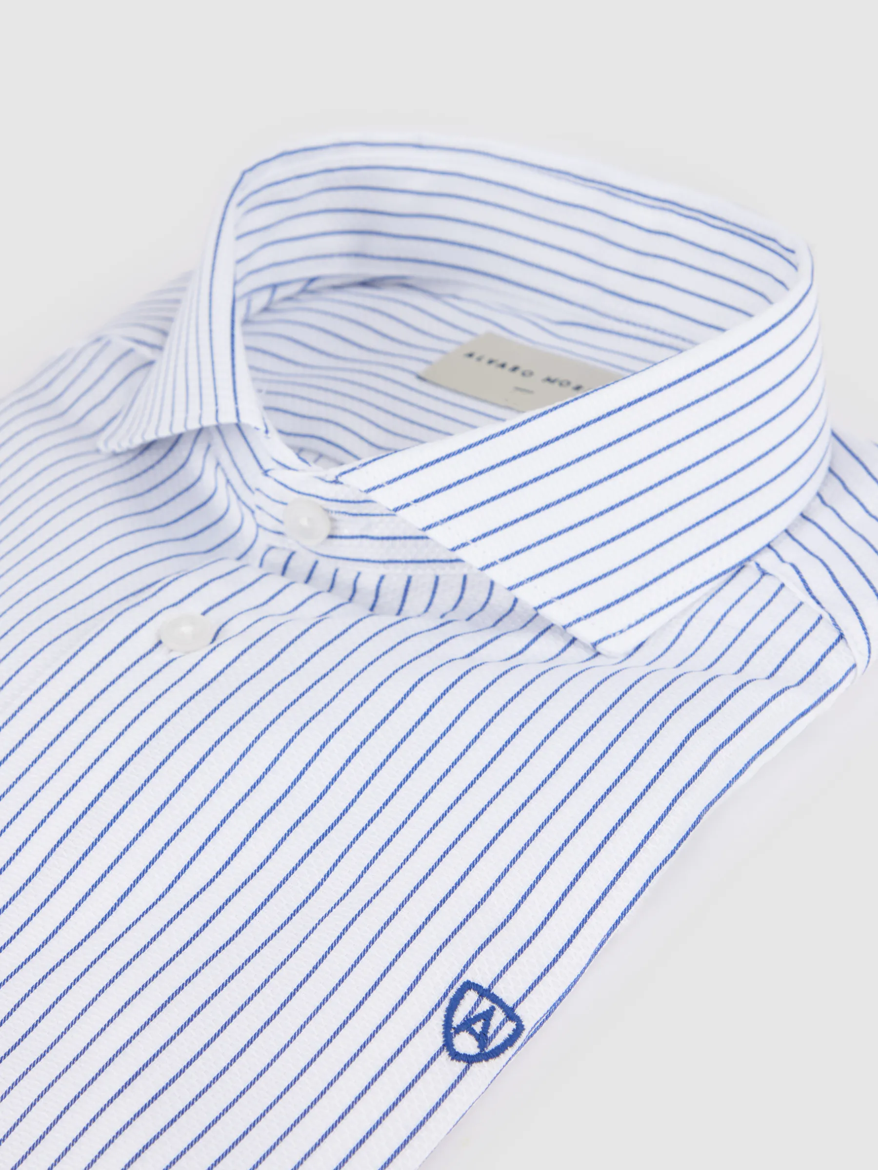 Hombre Alvaro Moreno Camisas Vestir|Camisas Vestir|CAMISA RAYAS DOBBY