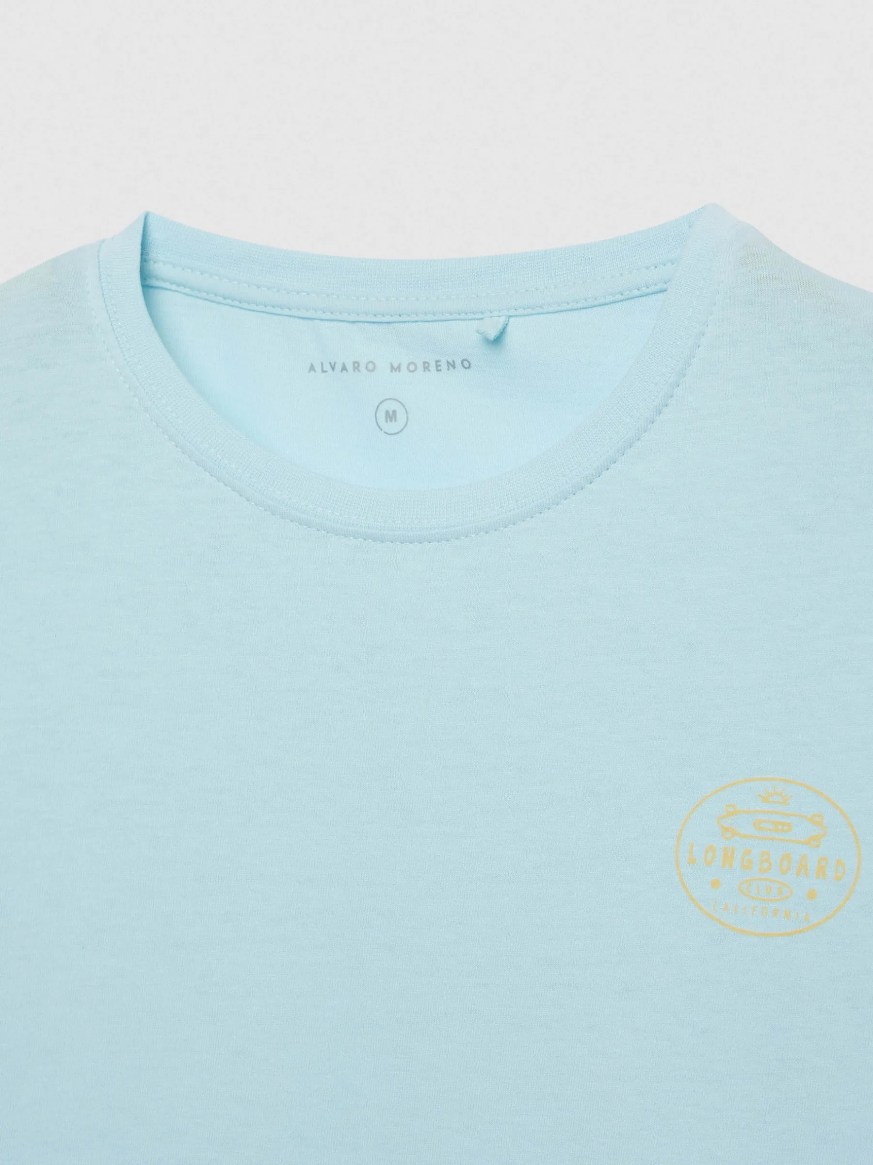 Hombre Alvaro Moreno Camisetas|CAMISETA LONGBOARD