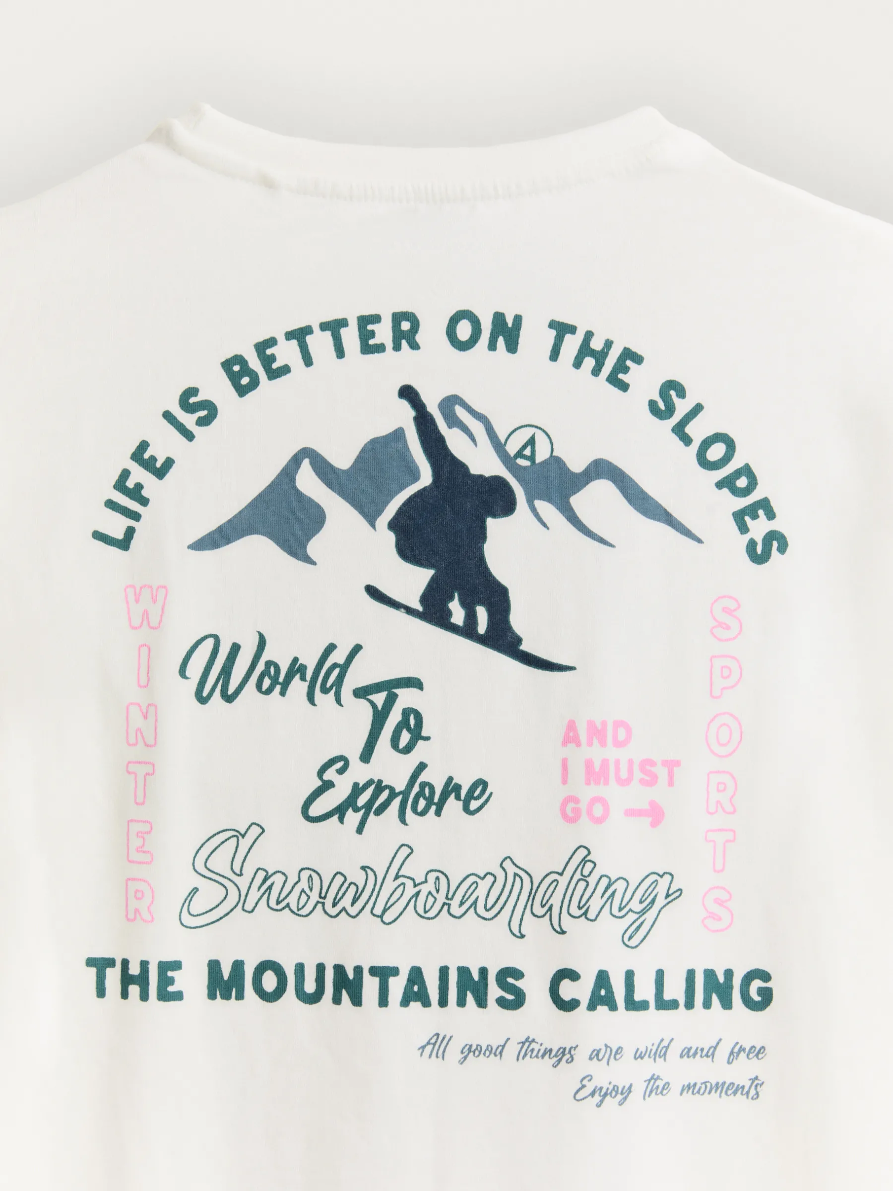 Hombre Alvaro Moreno Teen|Camisetas|CAMISETA SNOW