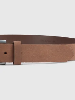 Hombre Alvaro Moreno Cinturones|CINTURON NOBUCK MARRÓN