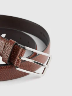 Hombre Alvaro Moreno Cinturones|CINTURON VESTIR LEATHER MARRÓN