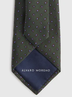 Hombre Alvaro Moreno Corbatas|Corbatas|CORBATA JACQUARD MF VERDE