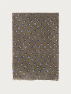 Hombre Alvaro Moreno Foulares|FOULARD PRINT MARRÓN