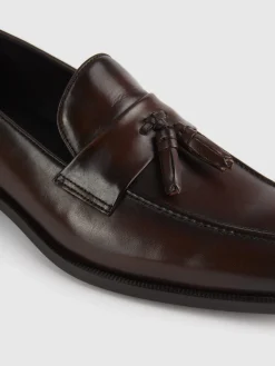 Hombre Alvaro Moreno Vestir|MOCASIN ANTIFAZ BORLAS MARRÓN