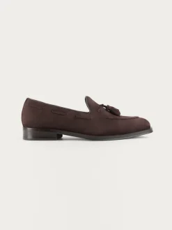 Hombre Alvaro Moreno Vestir|MOCASIN SERRAJE BORLAS MARRÓN