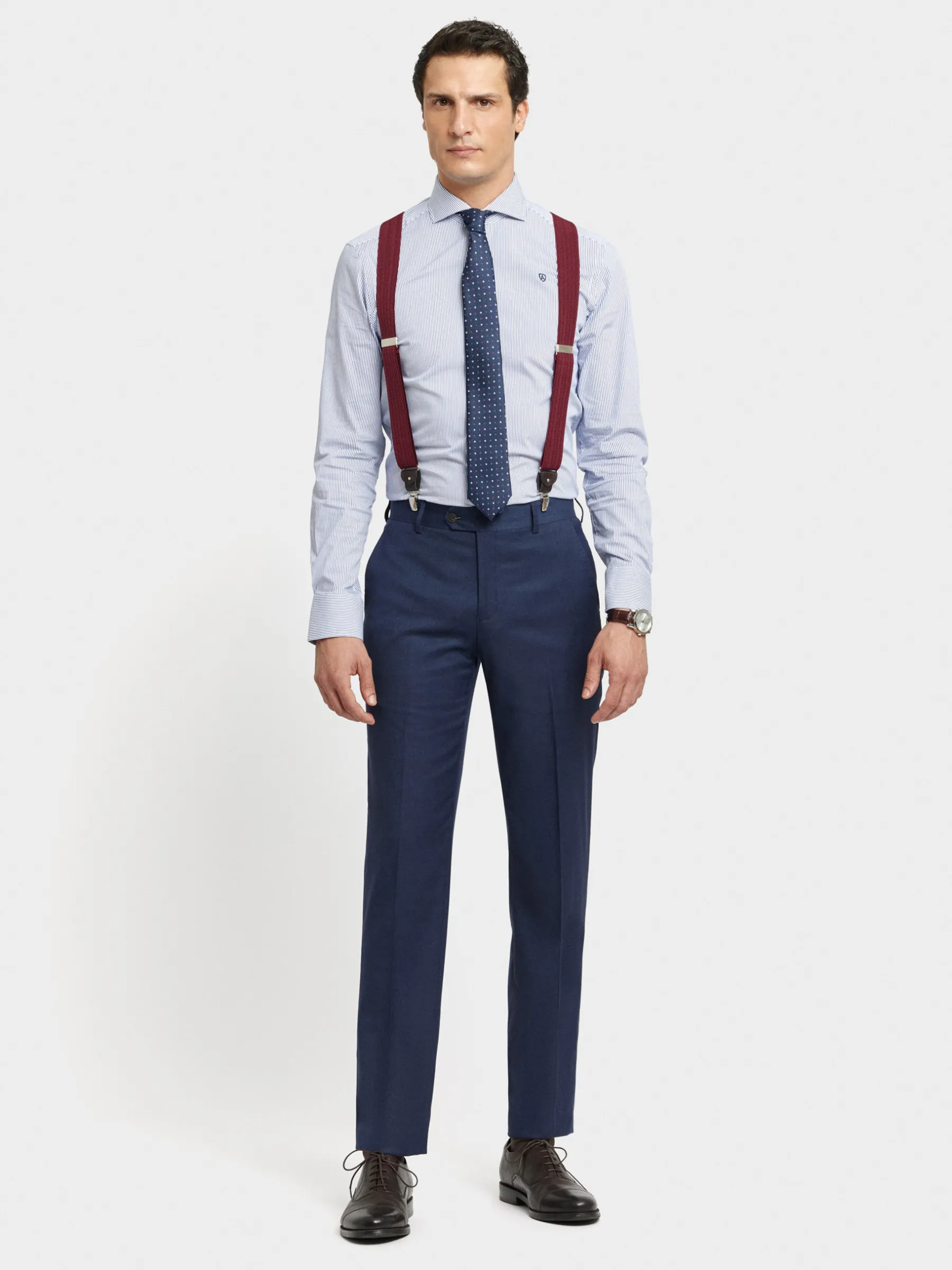 Hombre Alvaro Moreno Trajes|Trajes|PANTALON FIL A FIL CRUZADO