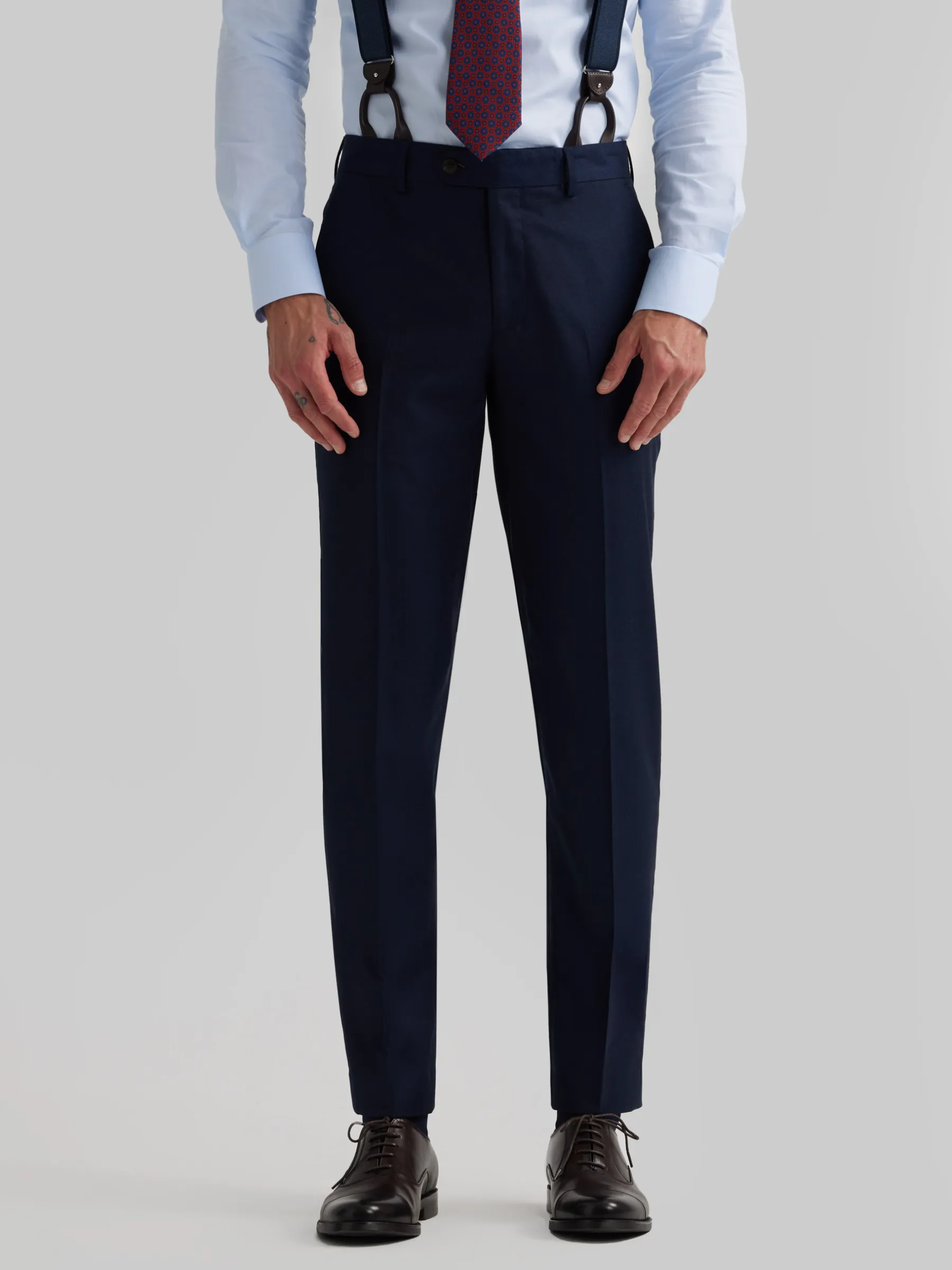 Hombre Alvaro Moreno Trajes|Trajes|PANTALON FIL A FIL CRUZADO
