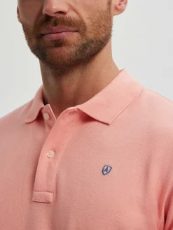 Hombre Alvaro Moreno Polos Y Poleras|POLO BASIC SALMÓN